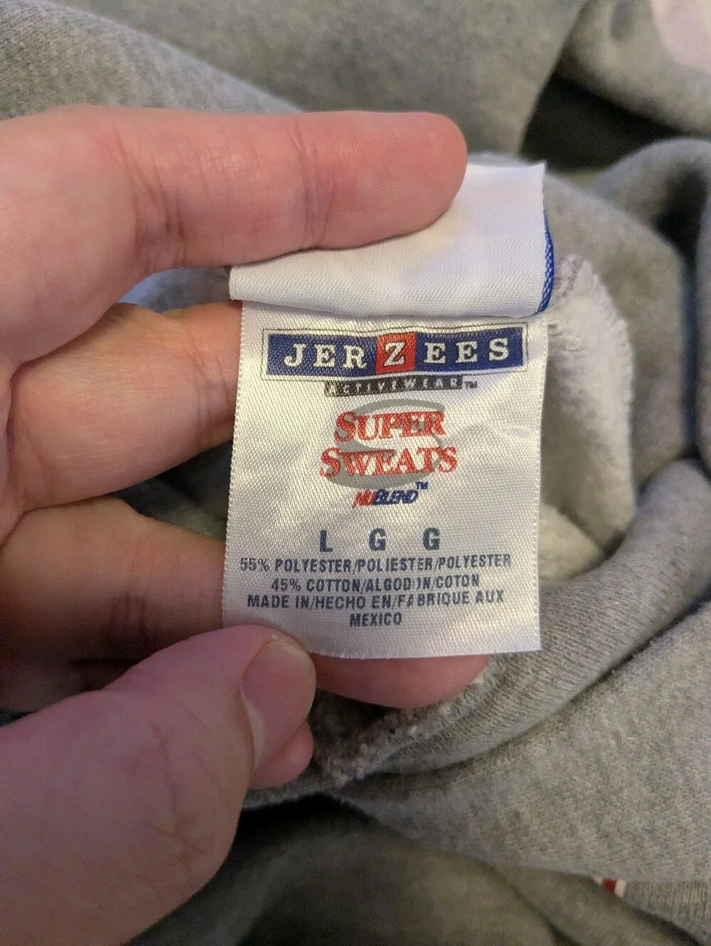 New York Rangers Grey Hoodie Size L